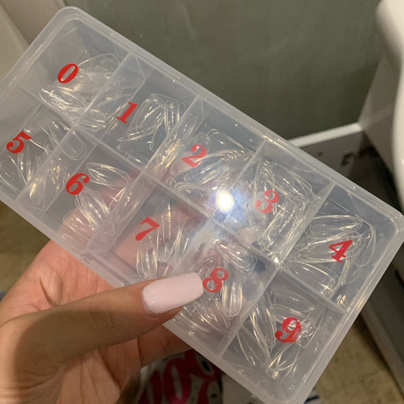 Nail Art Glitter - 10Grids Nails Art Organizer Box Storage