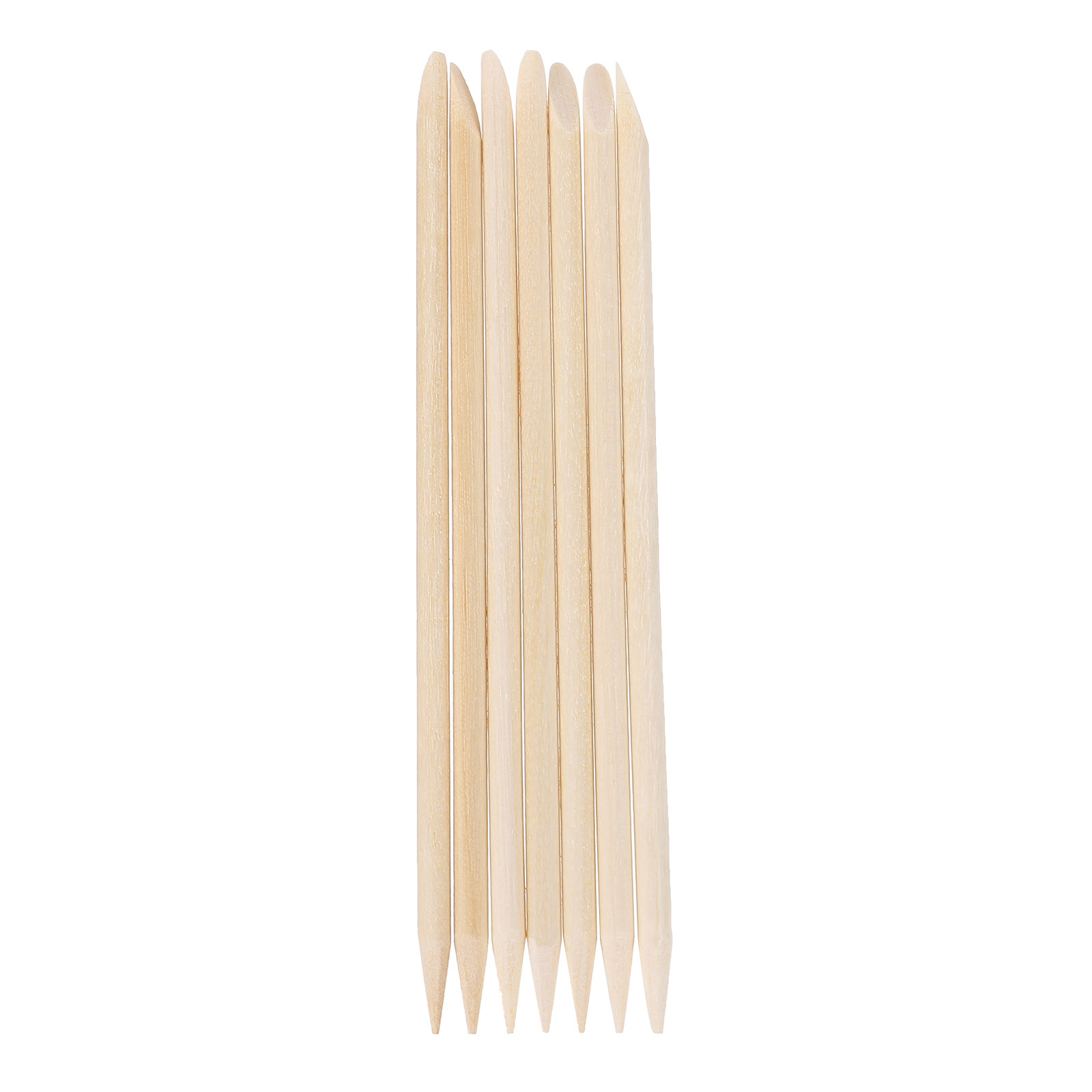 Nail Art Orange - 200pcs Orange Wood Cuticle Sticks Dual