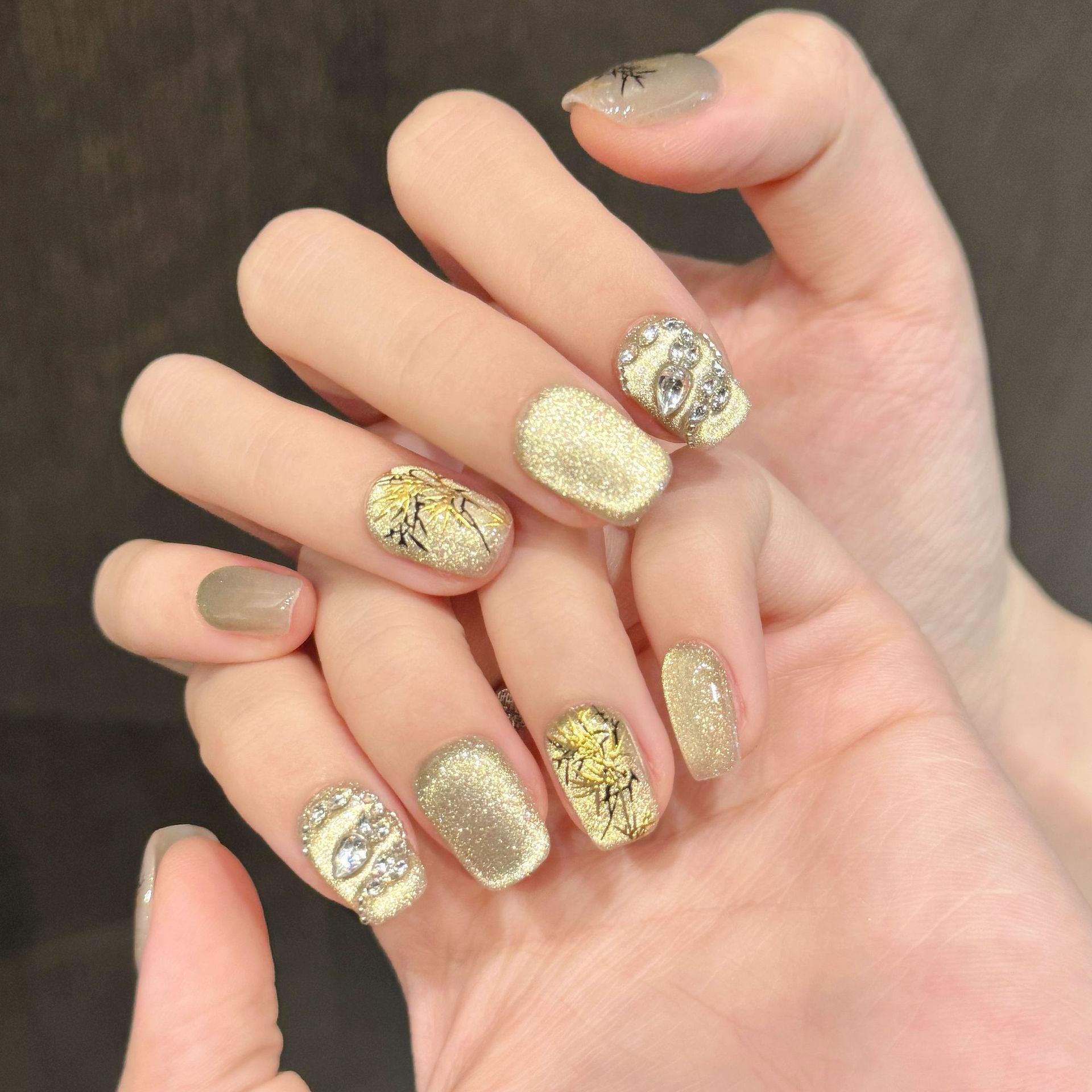 10pcs New Chinese Style Handma - Nail Art Glitter 评论和价格