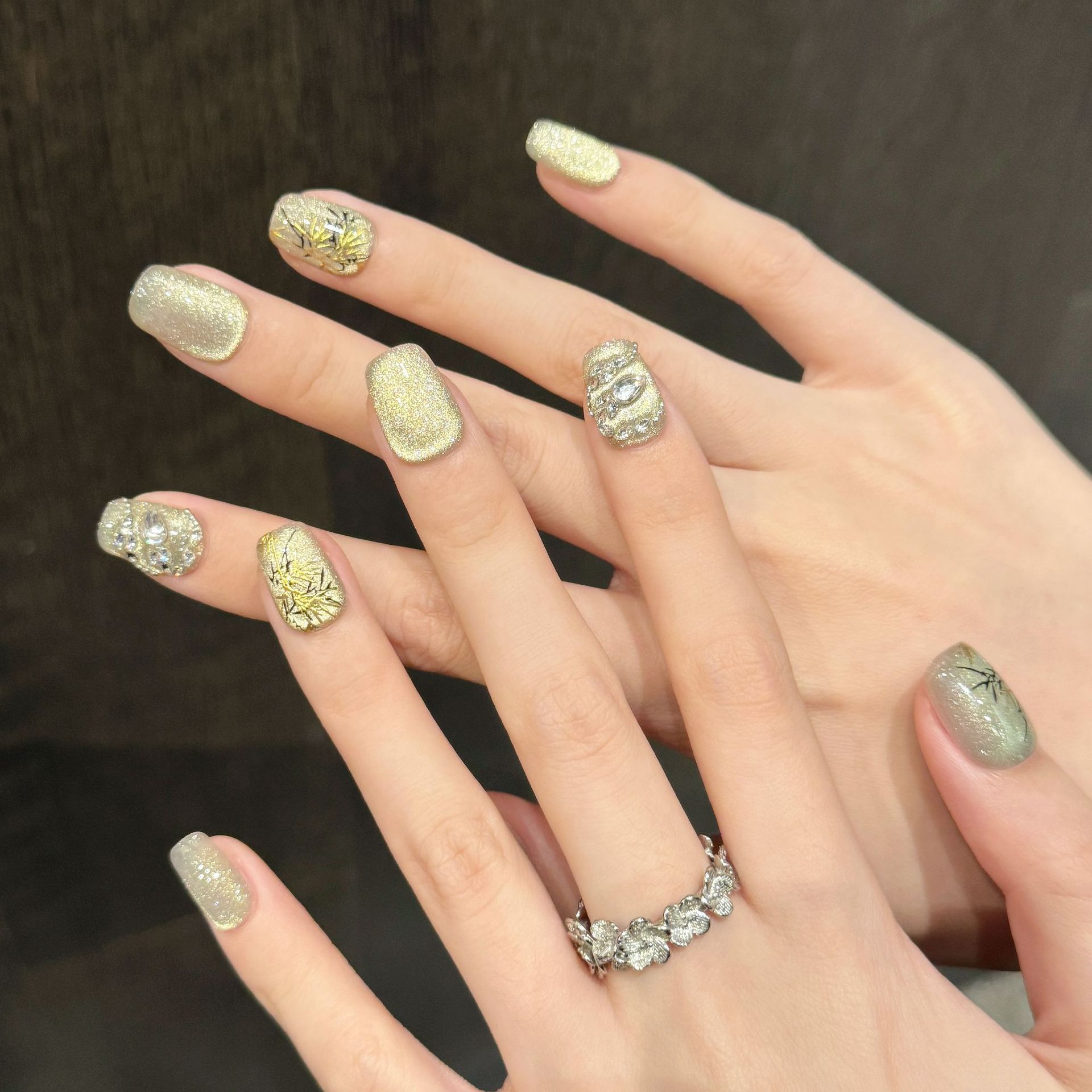 10pcs New Chinese Style Handma - Nail Art Glitter 评论和价格