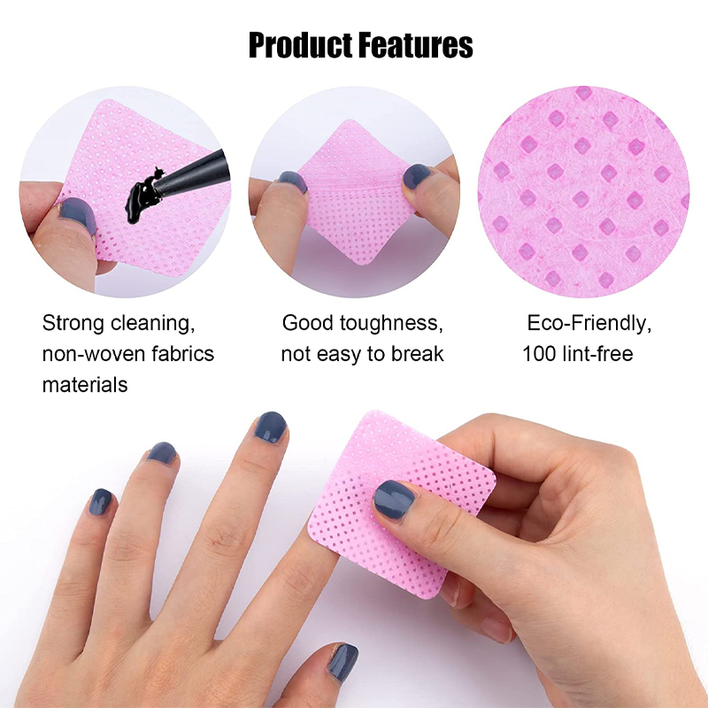 540Pcs/Pack Lint-free Nail Pol - Nail Art Remover 评论和价格