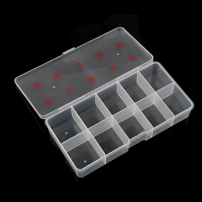 10Grids Nails Art Organizer Bo - Nail Art Glitter 评论和价格