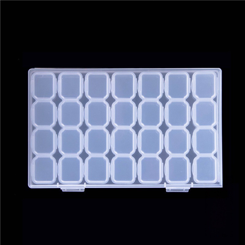 28 Compartment Empty Nail Art  - Nail Art Glitter 评论和价格