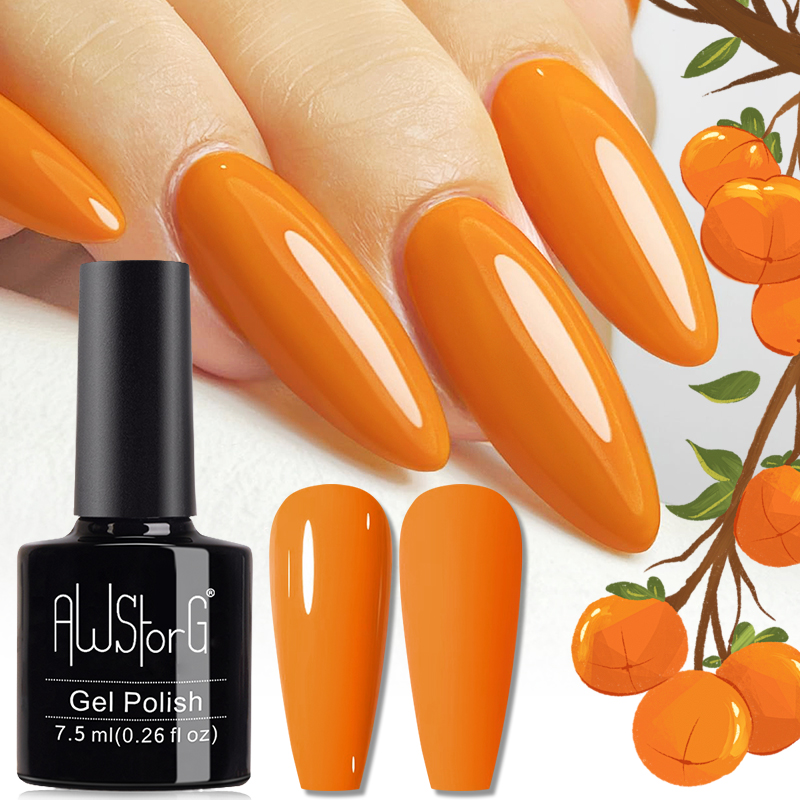 AWStorG 7.5ml 10 Colors Nail G - Nail Art Orange 评论和价格