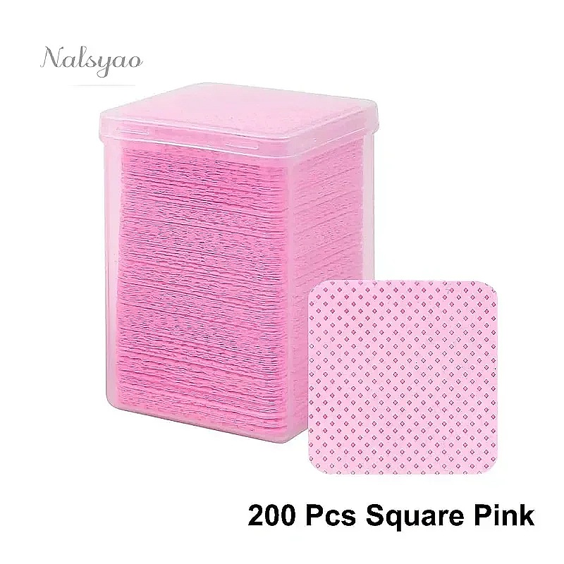 200Pcs Lint Free Nail Cleaning - Nail Art Remover 评论和价格