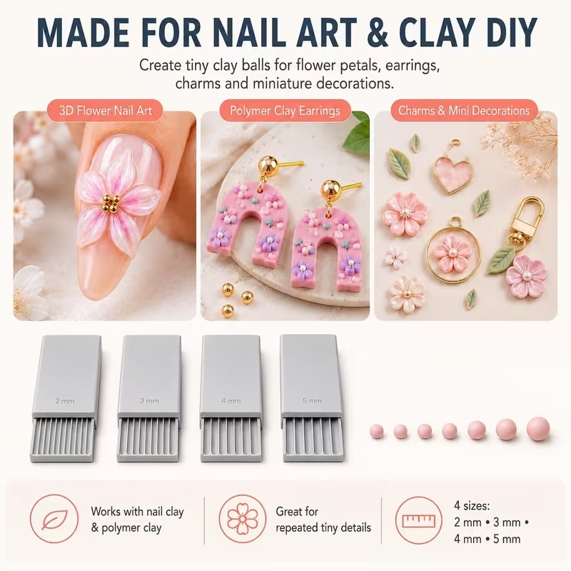 3D Print Clay Gel Ball Maker T - Nail Art Nail Art 评论和价格
