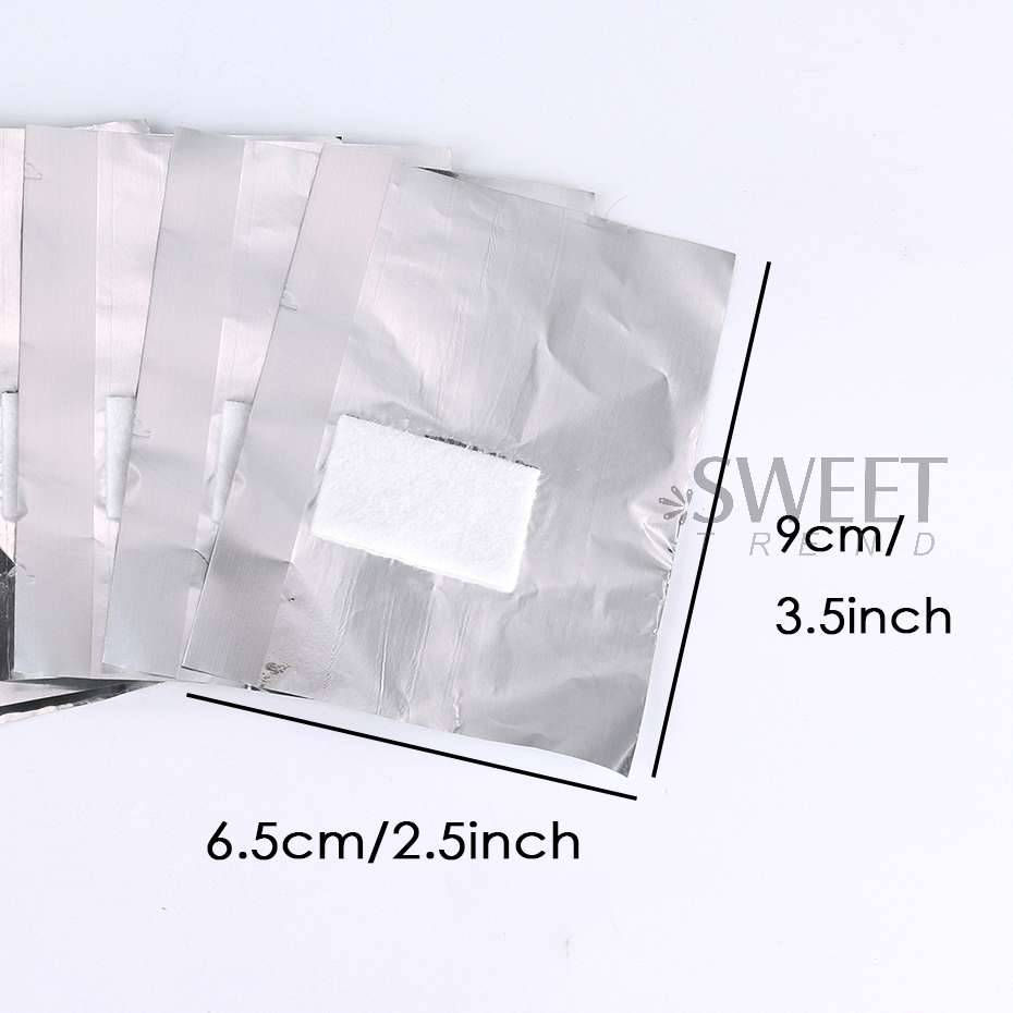 50/100pcs Immersion Remover Al - Nail Art Remover 评论和价格