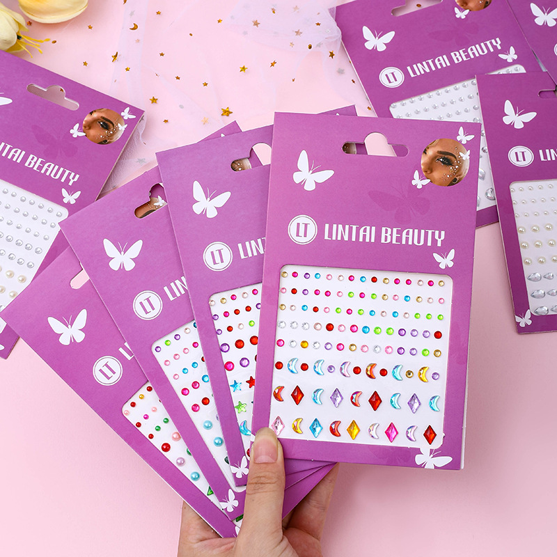 Hot Selling Face Gems Stickers - Nail Art Nail Art 评论和价格