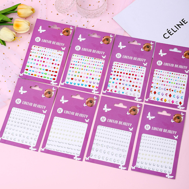 Hot Selling Face Gems Stickers - Nail Art Nail Art 评论和价格