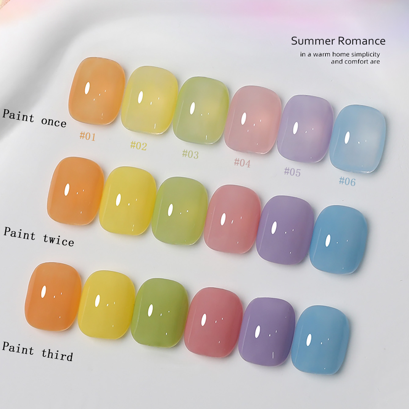 1-6pcs PSK New Macaron Candy O - Nail Art Orange 评论和价格