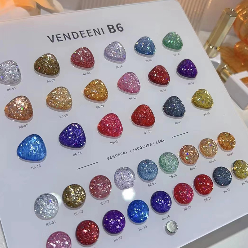 VENDEENI 18 Colors 12 Color Gl - Nail Art Glitter 评论和价格
